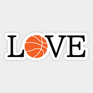 Basketball Love Sticker